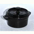 Black Enamel Cast Iron Casserole